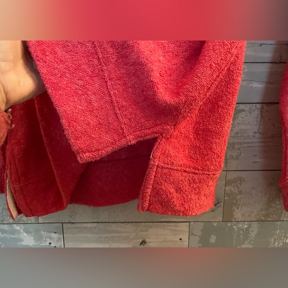 Wisconsin "Terry Cloth" Mock Neck Sweatshirt Size Small - Picture 7 of 13